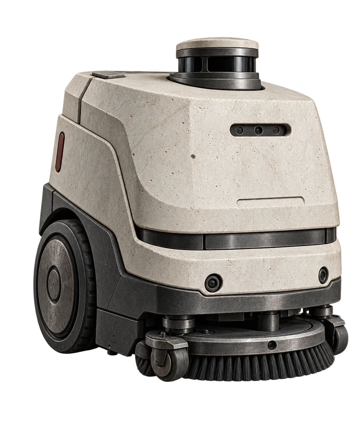 Rzeźba autonomicznego robota sprzątającego